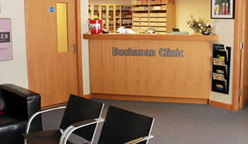 Specialists in orthotics, sports injury and corporate wellness. Image shows Buchanan Clinic in Glasgow